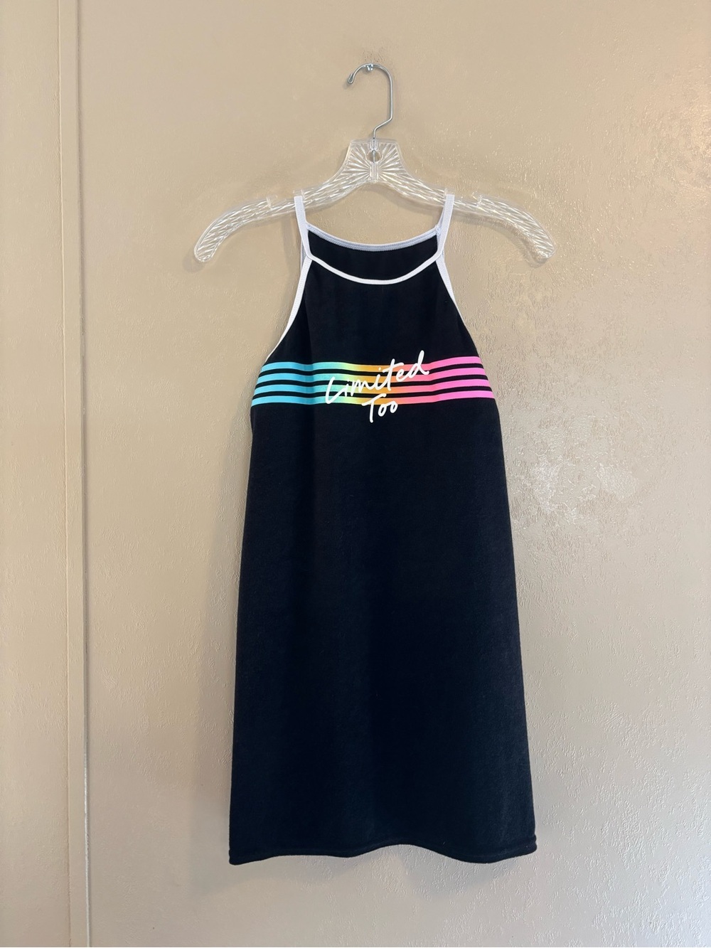 NWT Limited Too girls Terry High Neck Cover-Up sz XL 16-18